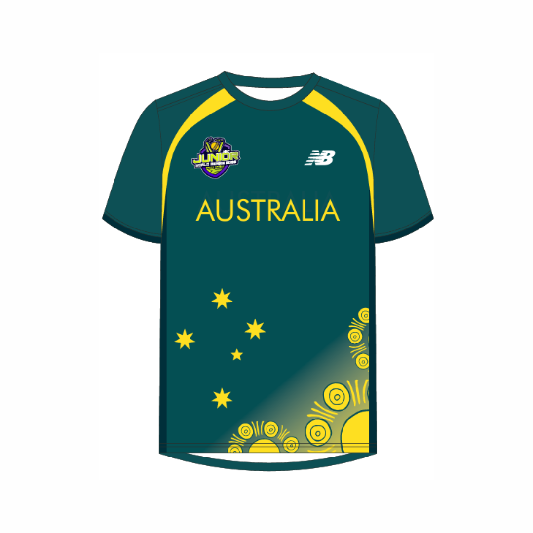 Cricket Australia Indoor - JNR WS26 | PRE-ORDER | Mens SS Playing Top