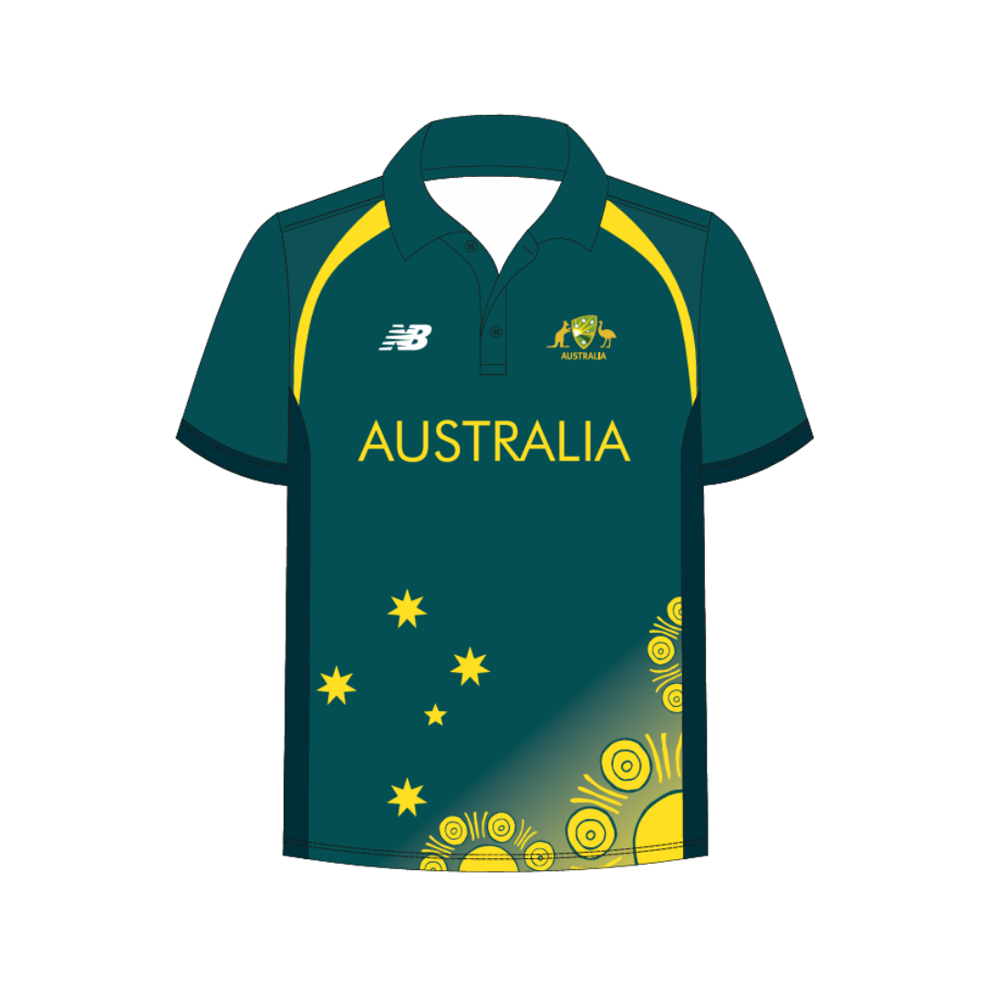 Cricket Australia Indoor - JNR WS26 | PRE-ORDER | Open Teams SS Mens Playing Shirt