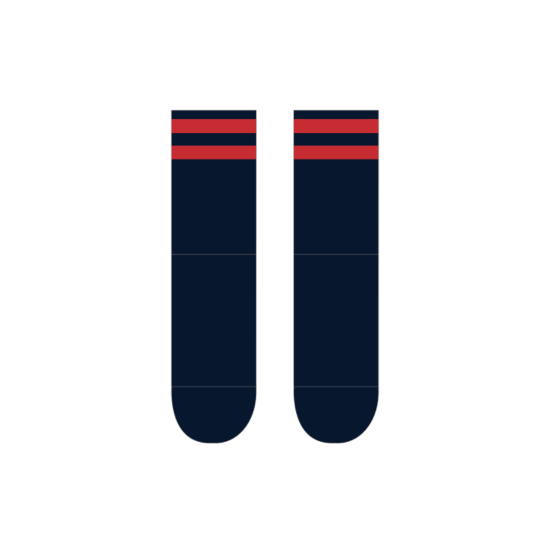 Elizabeth Rugby Union FC | PRE-ORDER | Playing Socks - Crew (Short)