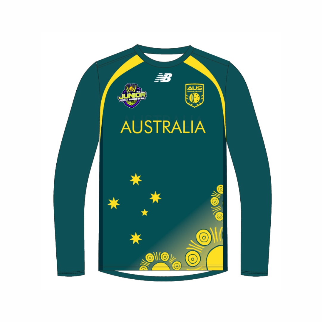 Cricket Australia Indoor - JNR WS26 | PRE-ORDER | Womens LS Playing Top