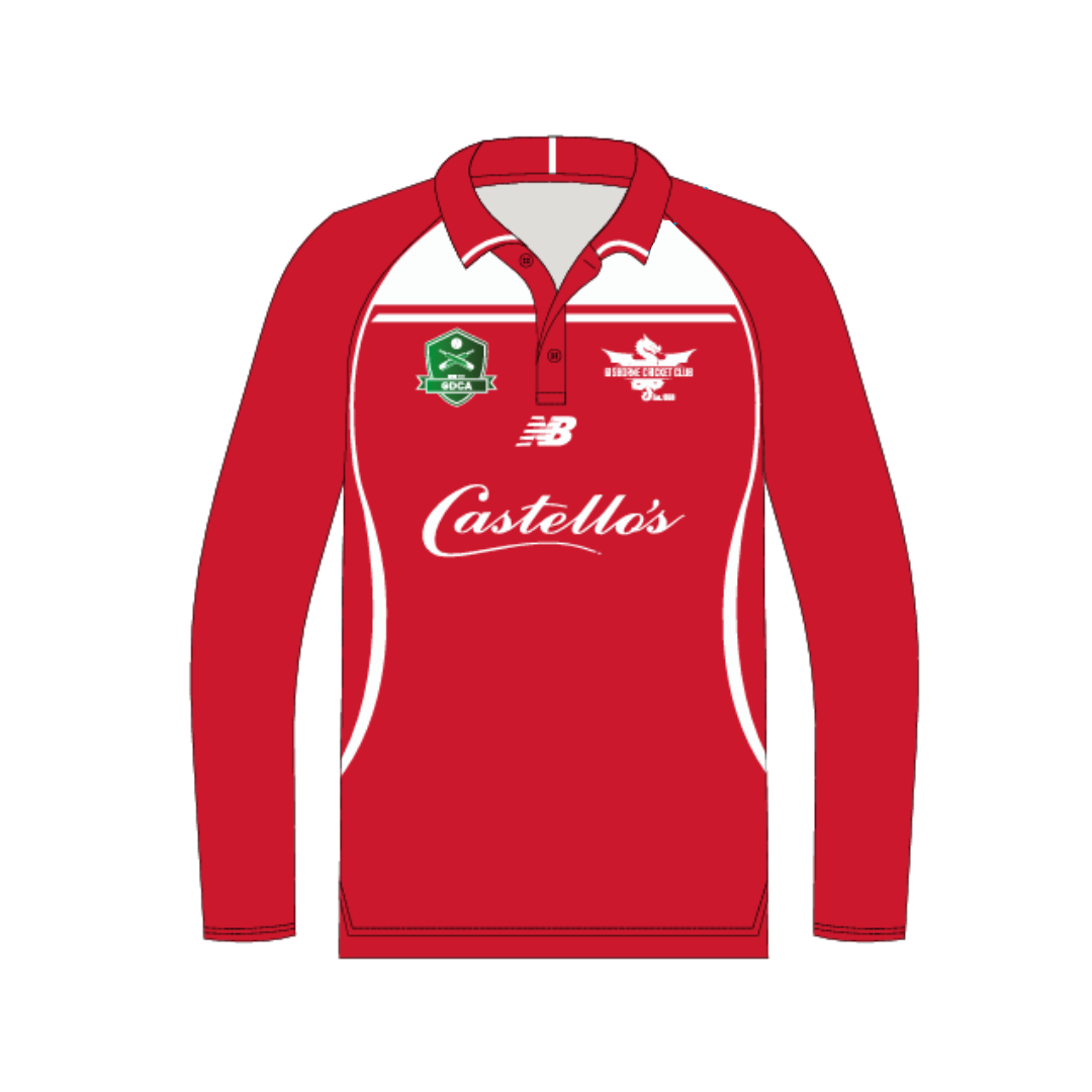 Gisborne CC | PRE-ORDER | Junior Unisex LS One Day Playing Polo