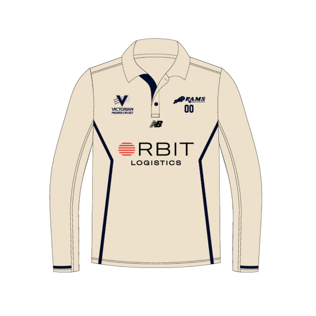 Ringwood CC | PRE-ORDER | LS Cream Polo 1st Grade Only - Unisex