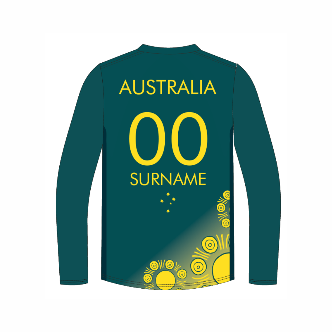 Cricket Australia Indoor - JNR WS26 | PRE-ORDER | Womens LS Playing Top