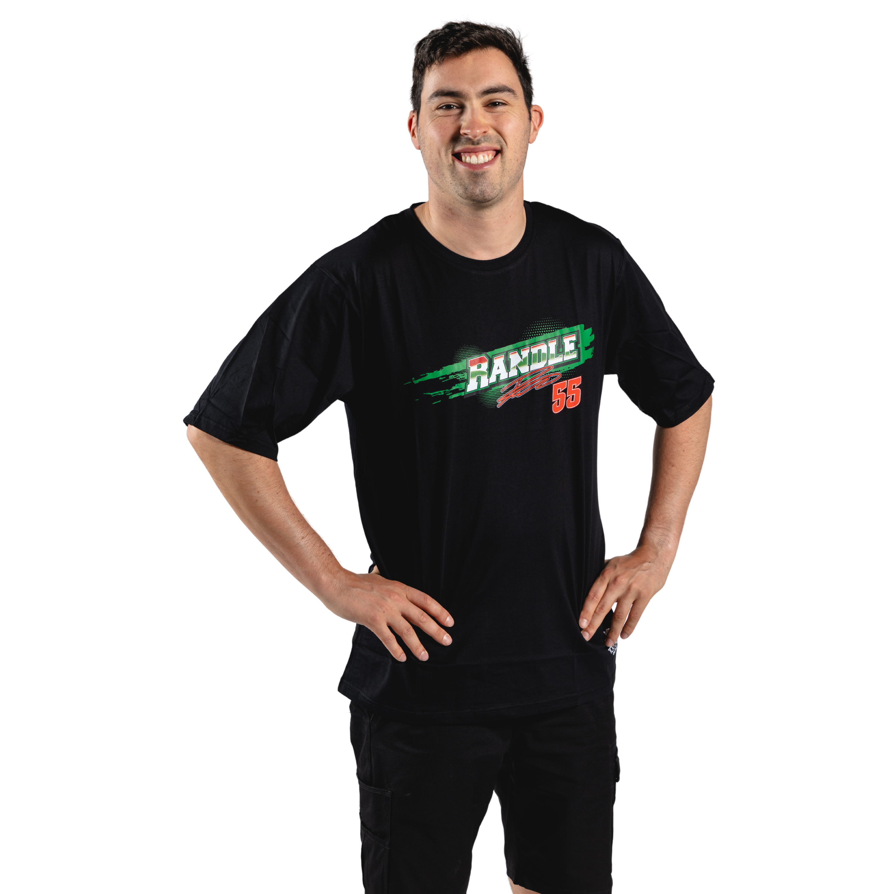 Castrol Racing Team | Randle Unisex SS Lifestyle Tee #1 - Black
