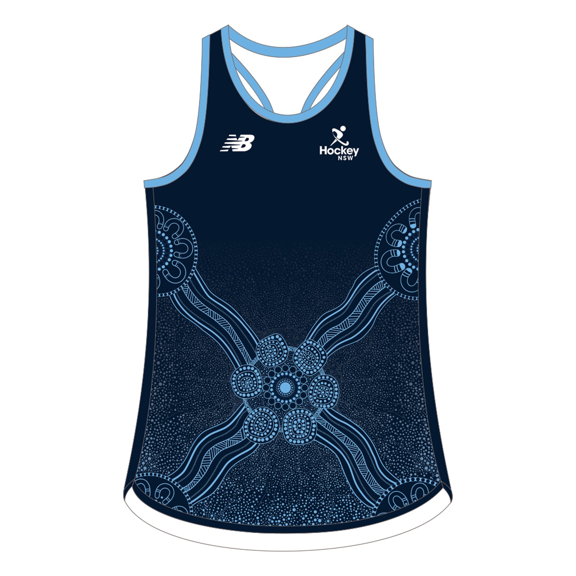 Hockey NSW Country | PRE-ORDER | New Balance Playing Singlet Navy - Women