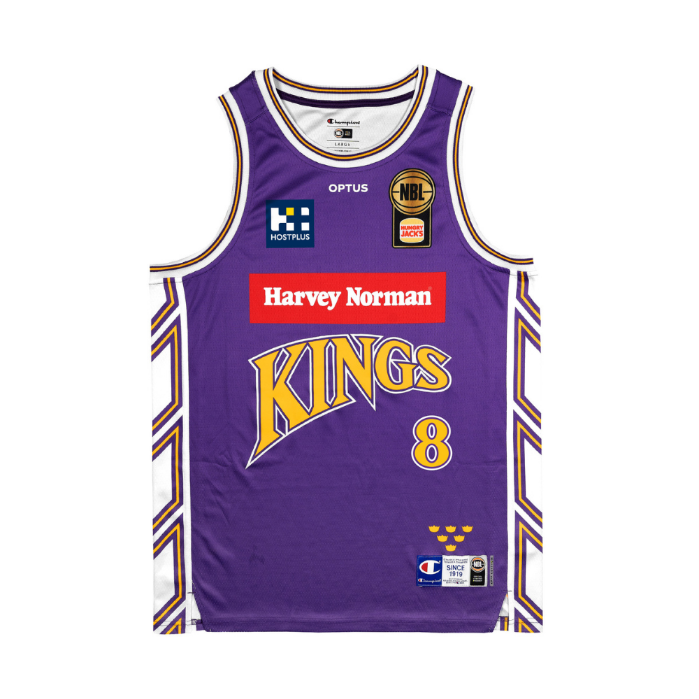 Sydney Kings | Round Neck Primary On Court Jersey - DELLAVEDOVA