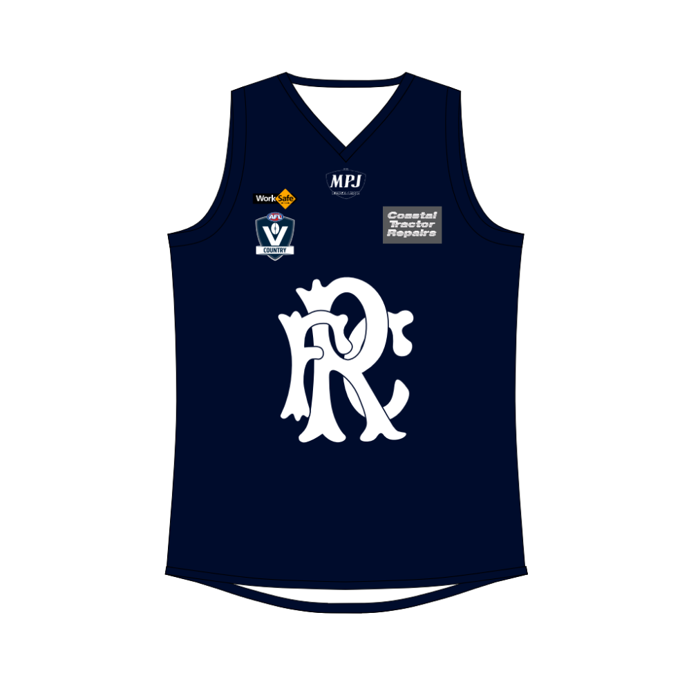 MPJ Rosebud JFC | NB SS Youth Reversible Guernsey - Navy/Pink