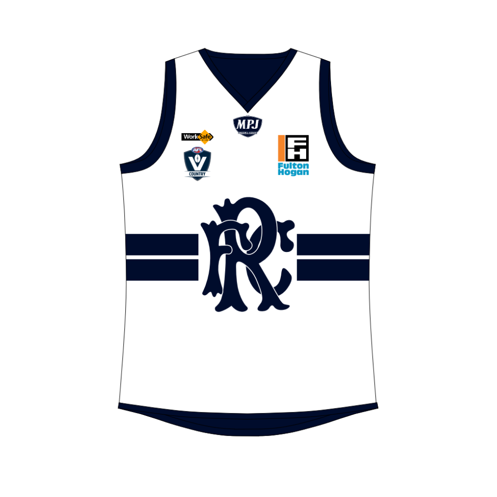 MPJ Rosebud JFC | NB SS Youth Reversible Guernsey - Navy/White