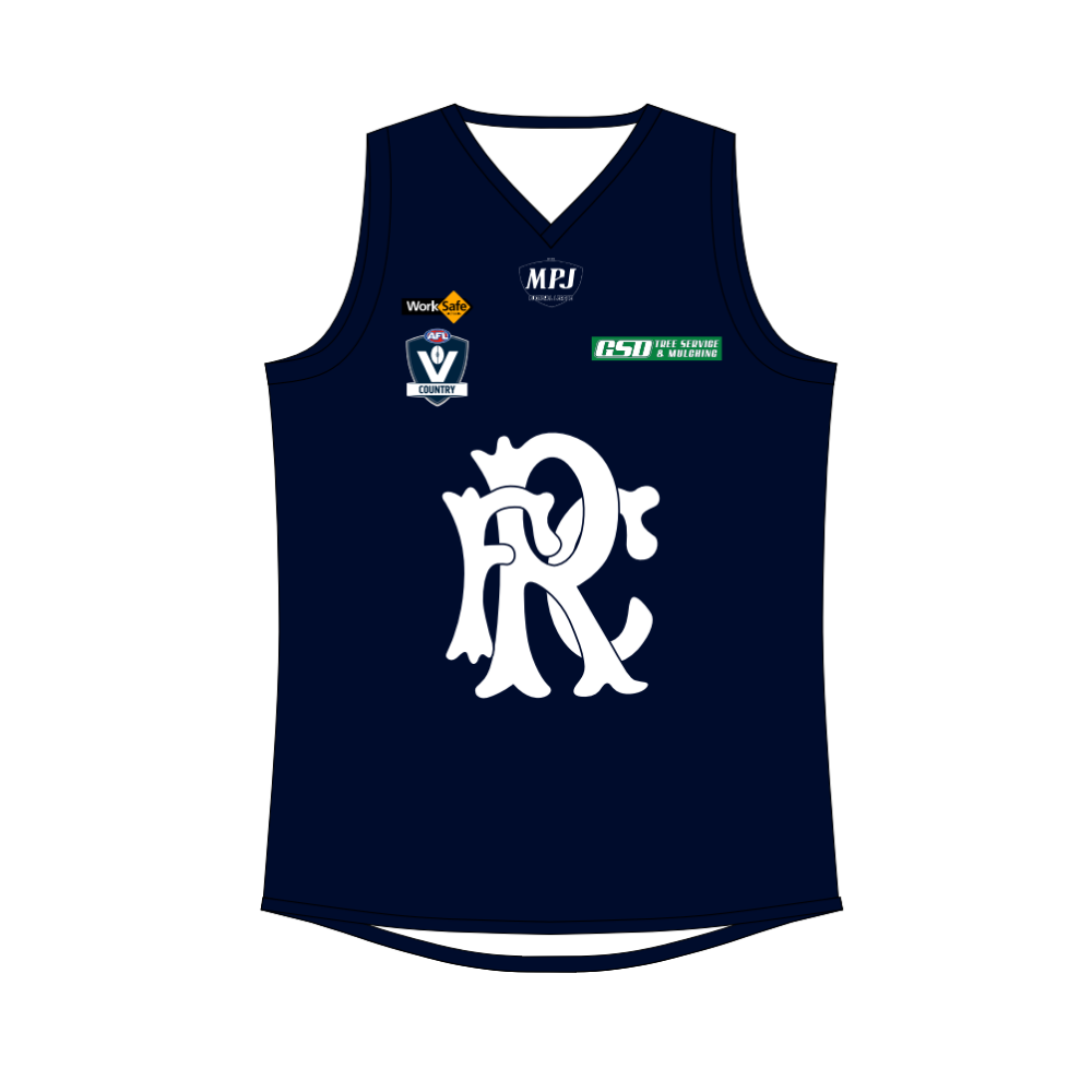 MPJ Rosebud JFC | NB SS Youth Reversible Guernsey - Navy/White