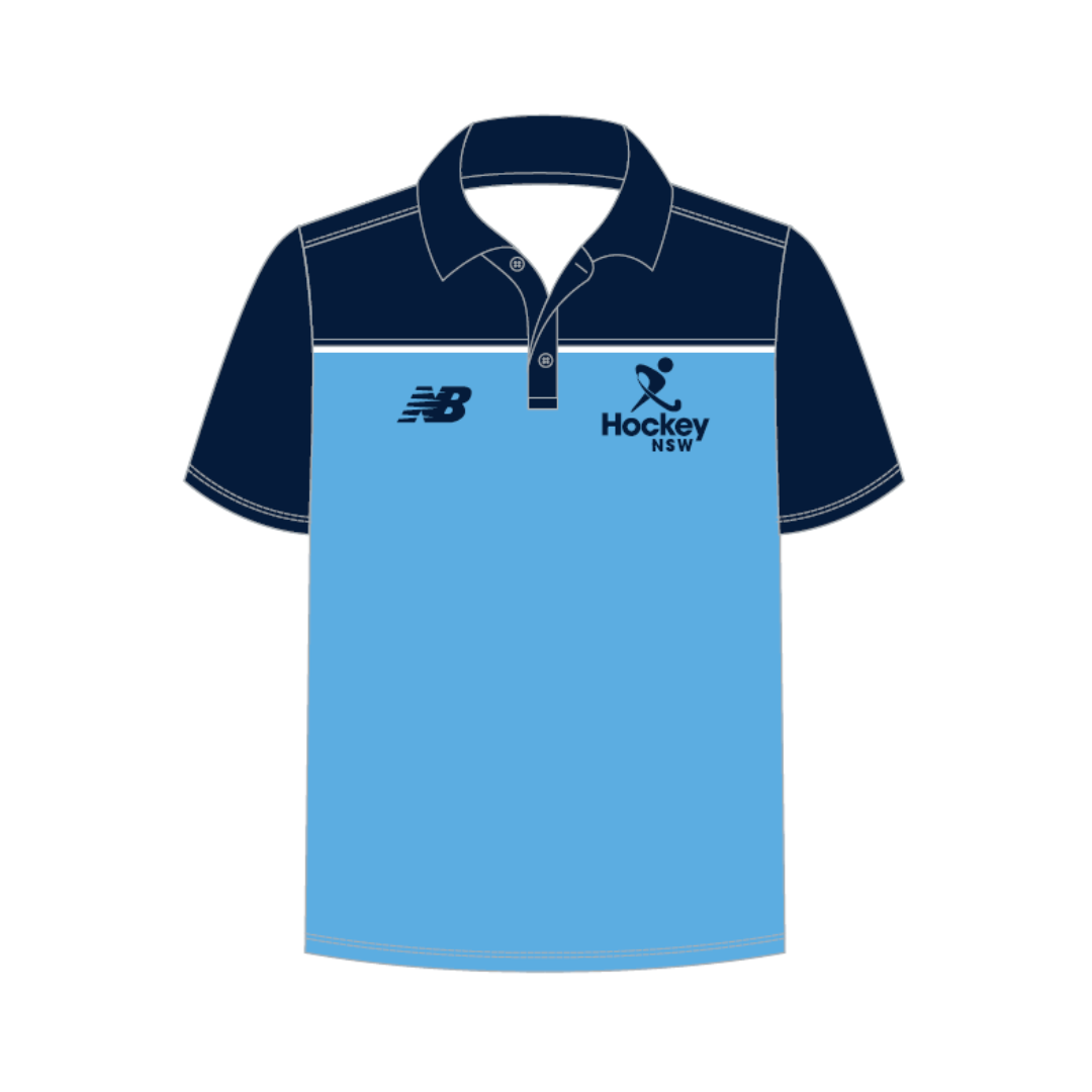 Hockey NSW State | PRE-ORDER | Supporter - Polo Shirt - Ladies
