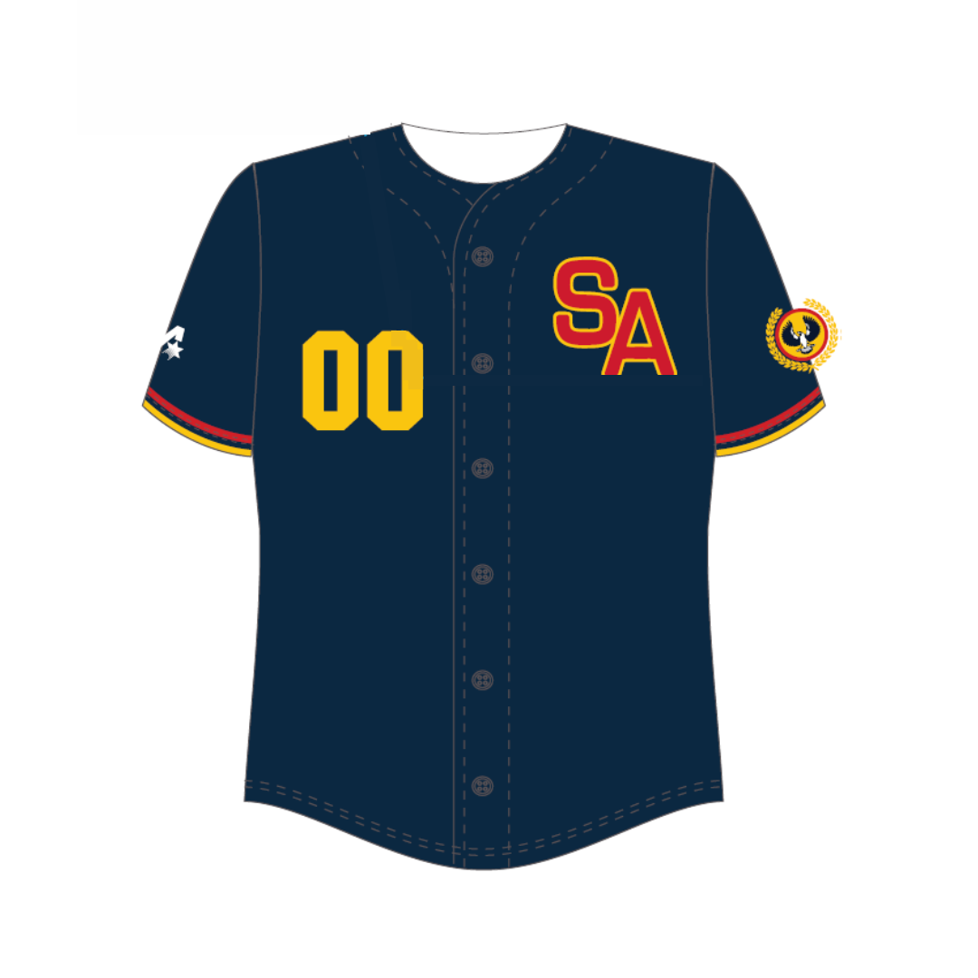 Baseball SA | PRE-ORDER | Playing Jersey Navy