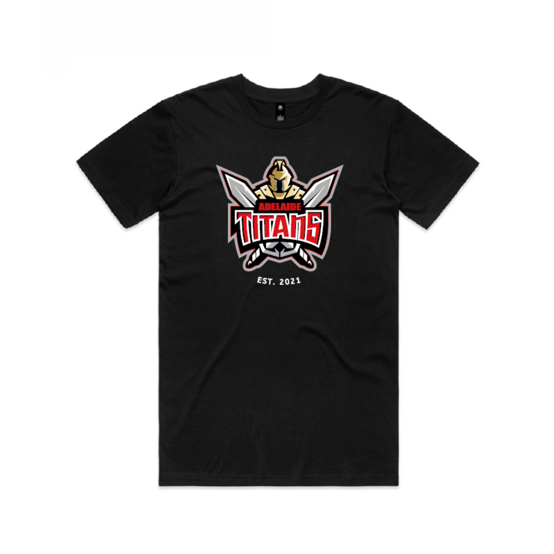 Adelaide Titans Ice HC | PRE-ORDER | Club Tee - Black