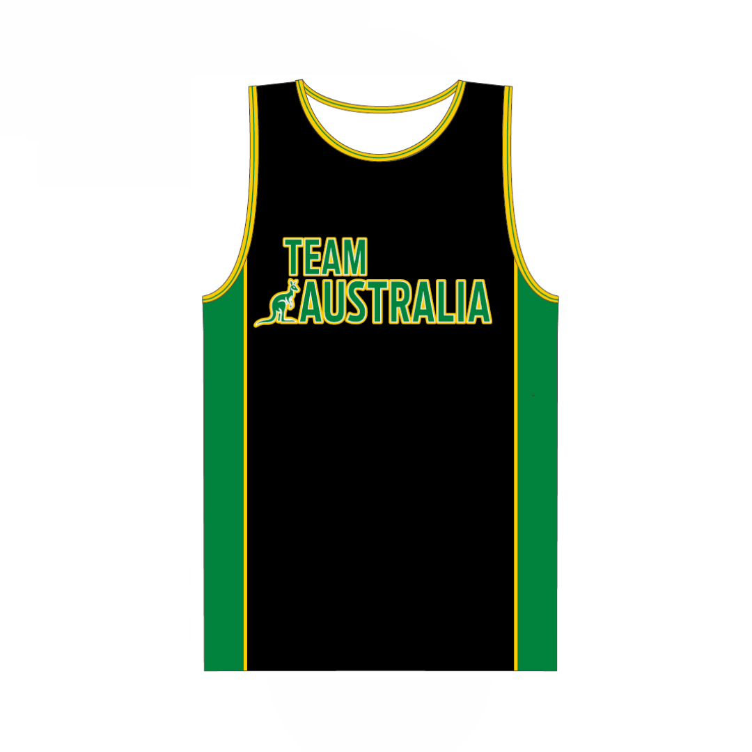 Australian Cheer Union - Merchandise | PRE-ORDER | Unisex Training Singlet - Cotton