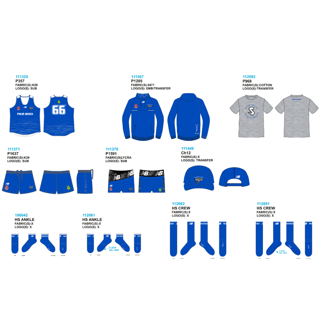 Palm Beach Touch Association | PRE-ORDER | Female Playing Pack