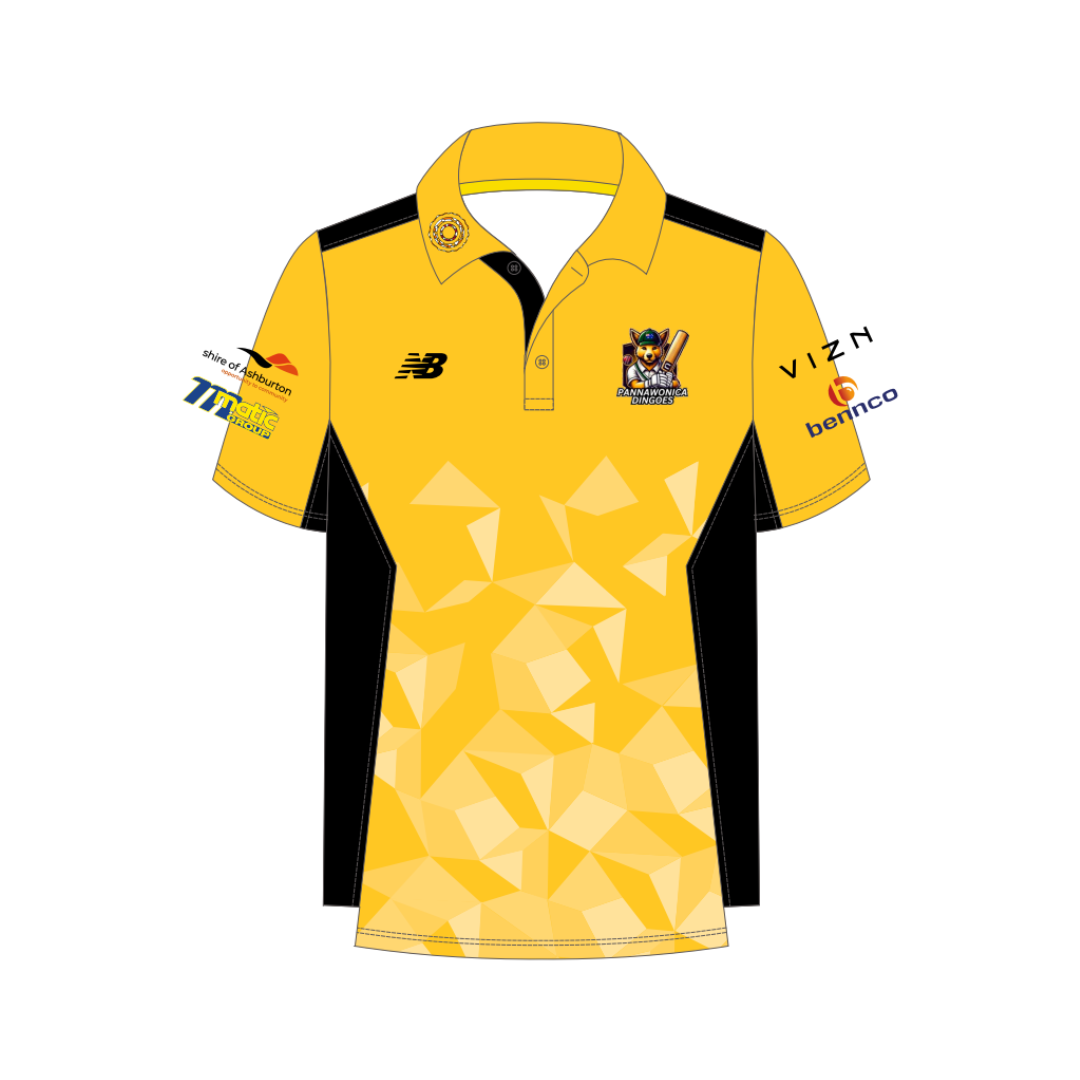 Pannawonica Dingoes CC | PRE-ORDER | Elite On Field Polo Shirt - Short Sleeve