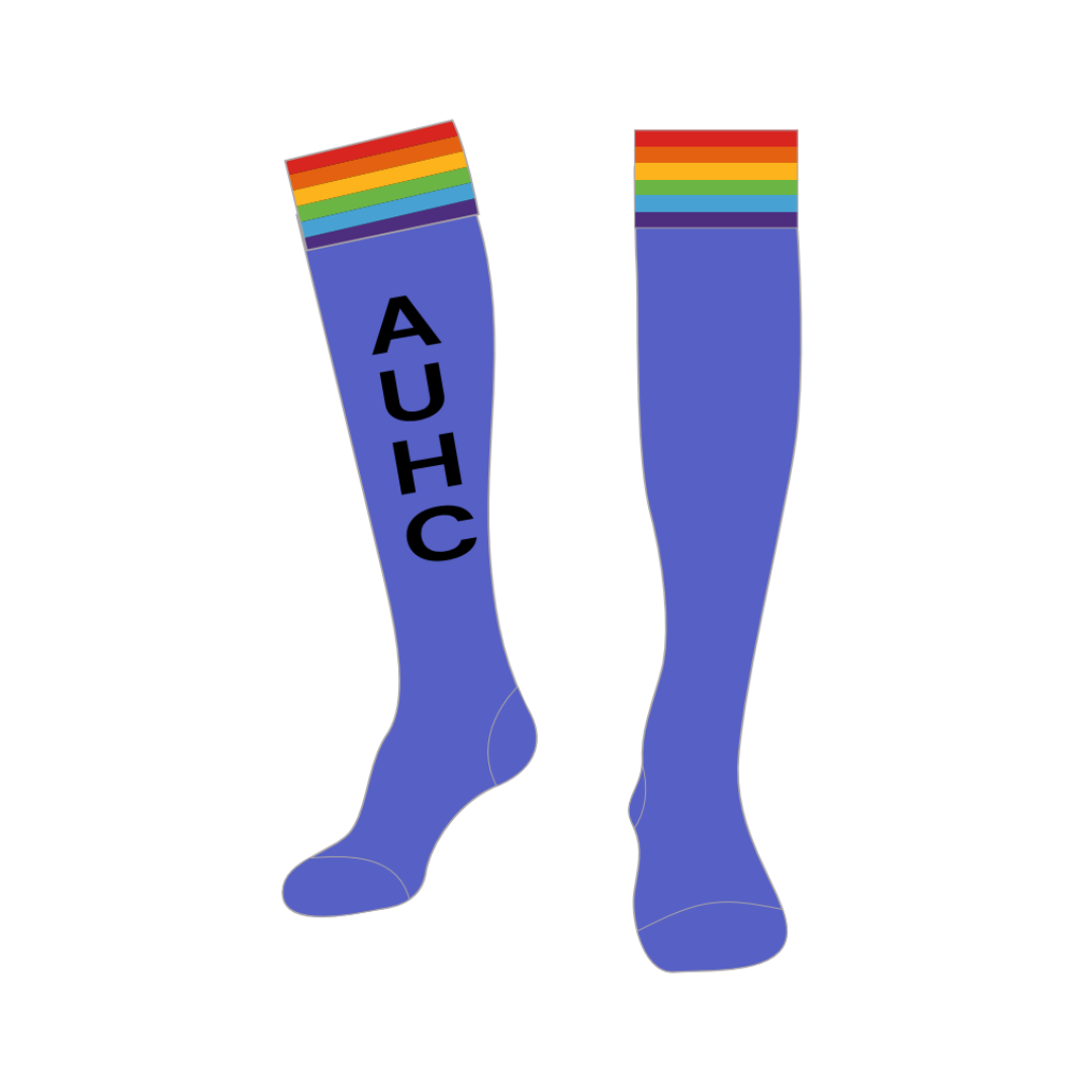 Adelaide University Hockey Club | PRE-ORDER | Pride Socks - Away