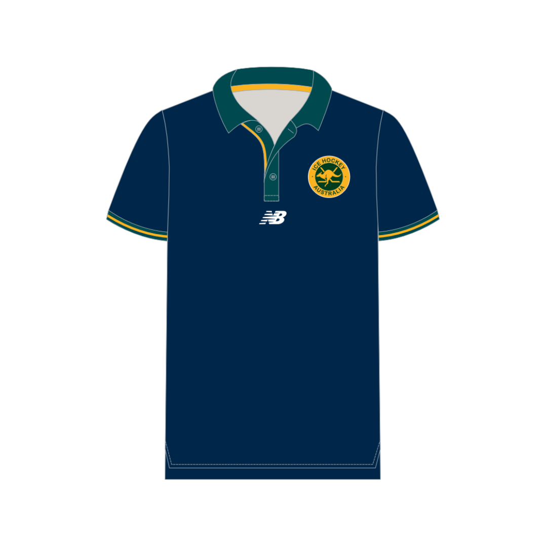 Ice Hockey Australia | PRE-ORDER | New Balance Development - Polo (Navy) - Womens