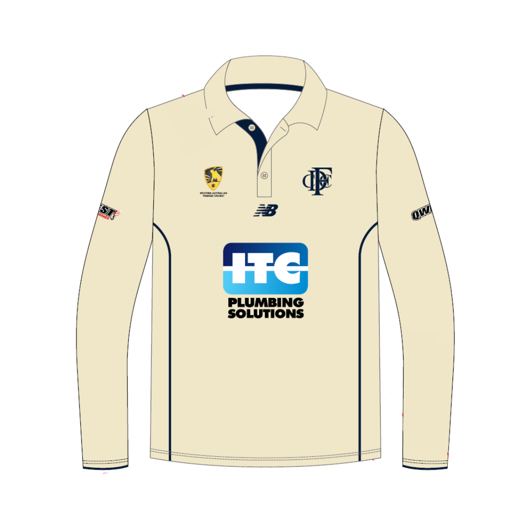 Fremantle Districts CC - Junior | PRE-ORDER | Playing Polo L/S - Cream