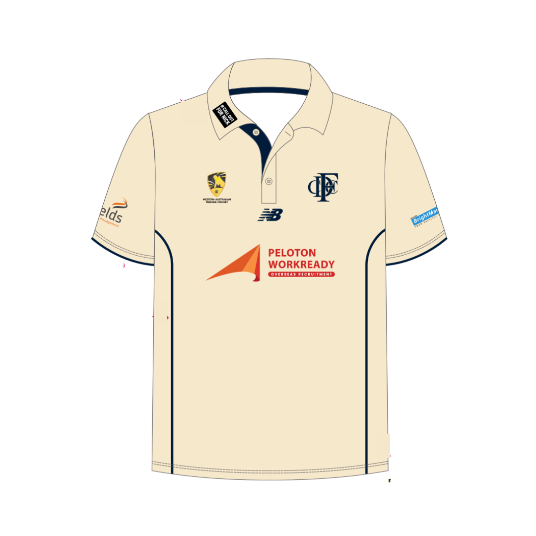 Fremantle Districts CC - Senior | PRE-ORDER | Playing Polo S/S - Cream