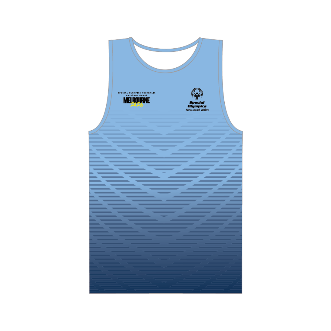 Special Olympics NSW - Athletics | PRE-ORDER | Unisex Singlet - Competition