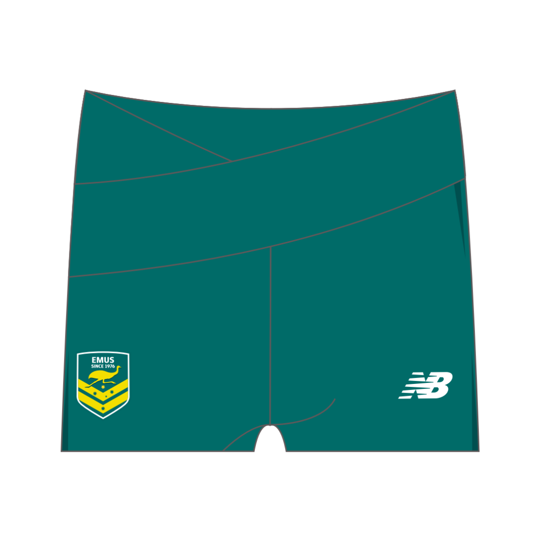 Touch Football Australia Emus - Players | PRE-ORDER | Playing Bike Shorts - Womens