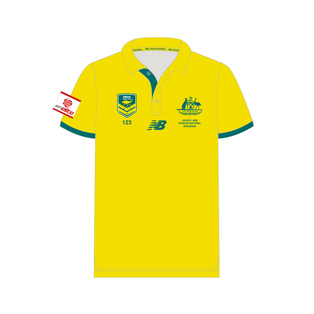 Touch Football Australia Emus - Players | PRE-ORDER | Polo - Womens