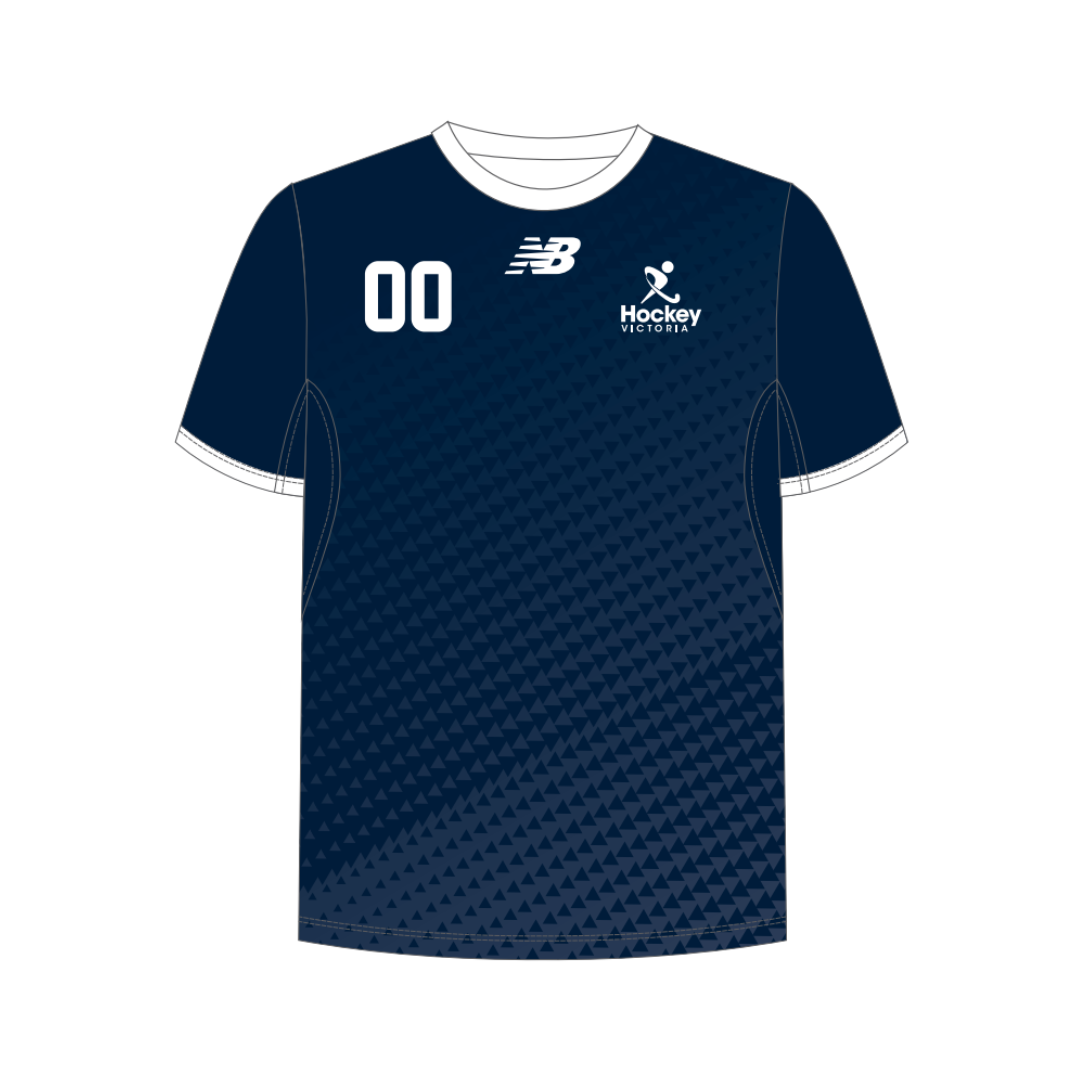 Hockey Victoria - U14s | PRE-ORDER | Mens Playing Shirt - Navy