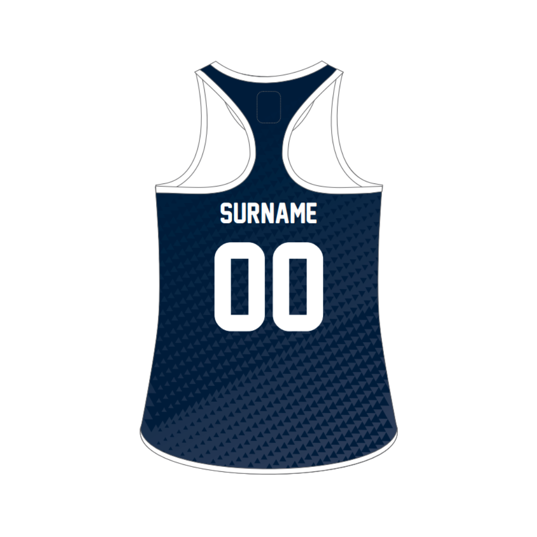 Hockey Victoria - U14s | PRE-ORDER | Ladies Playing Singlet - Navy