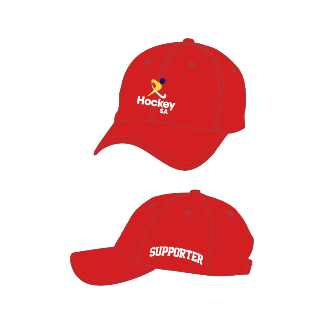 Hockey SA - Gryphon Cup | PRE-ORDER | Red Supporter Cap