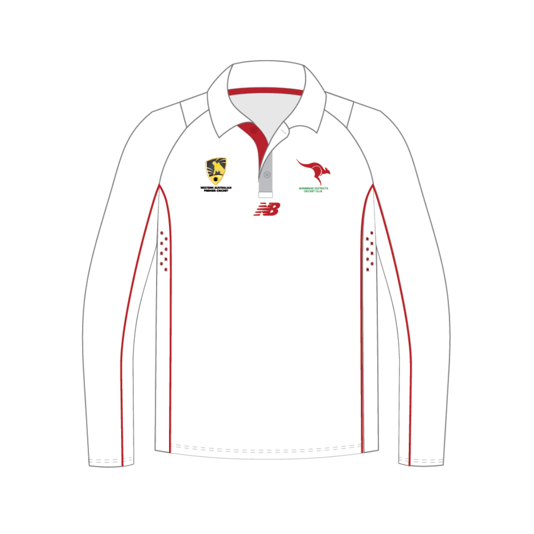 Wanneroo Districts CC - On Field | PRE-ORDER | Two Day Junior Shirt LS - Unisex