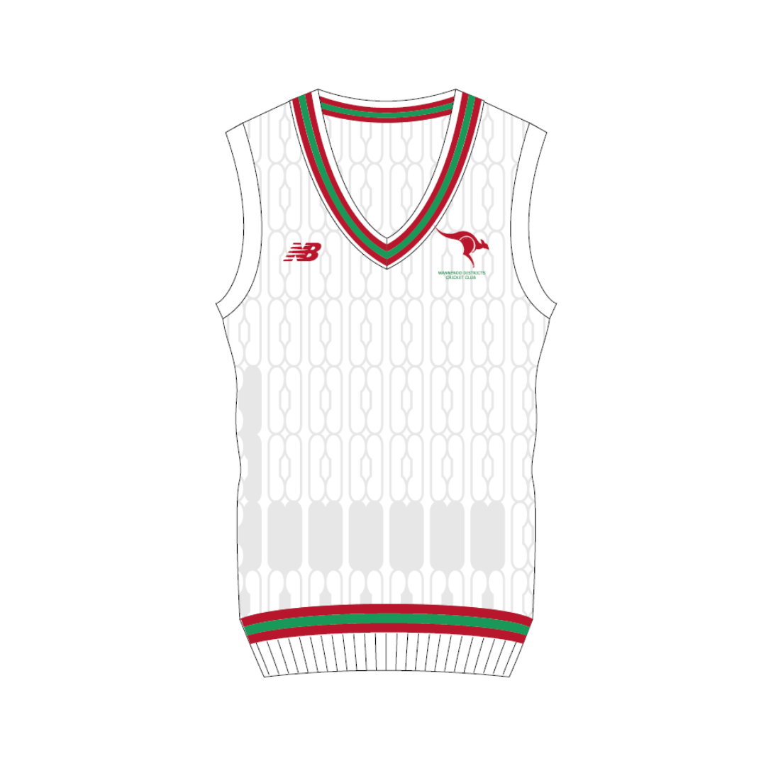 Wanneroo Districts CC - On Field | PRE-ORDER | Sleeveless Sweater