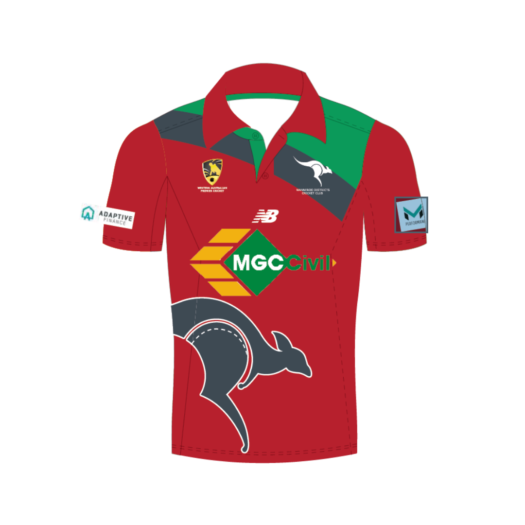 Wanneroo Districts CC - On Field | PRE-ORDER | One Day Match Shirt SS - Unisex
