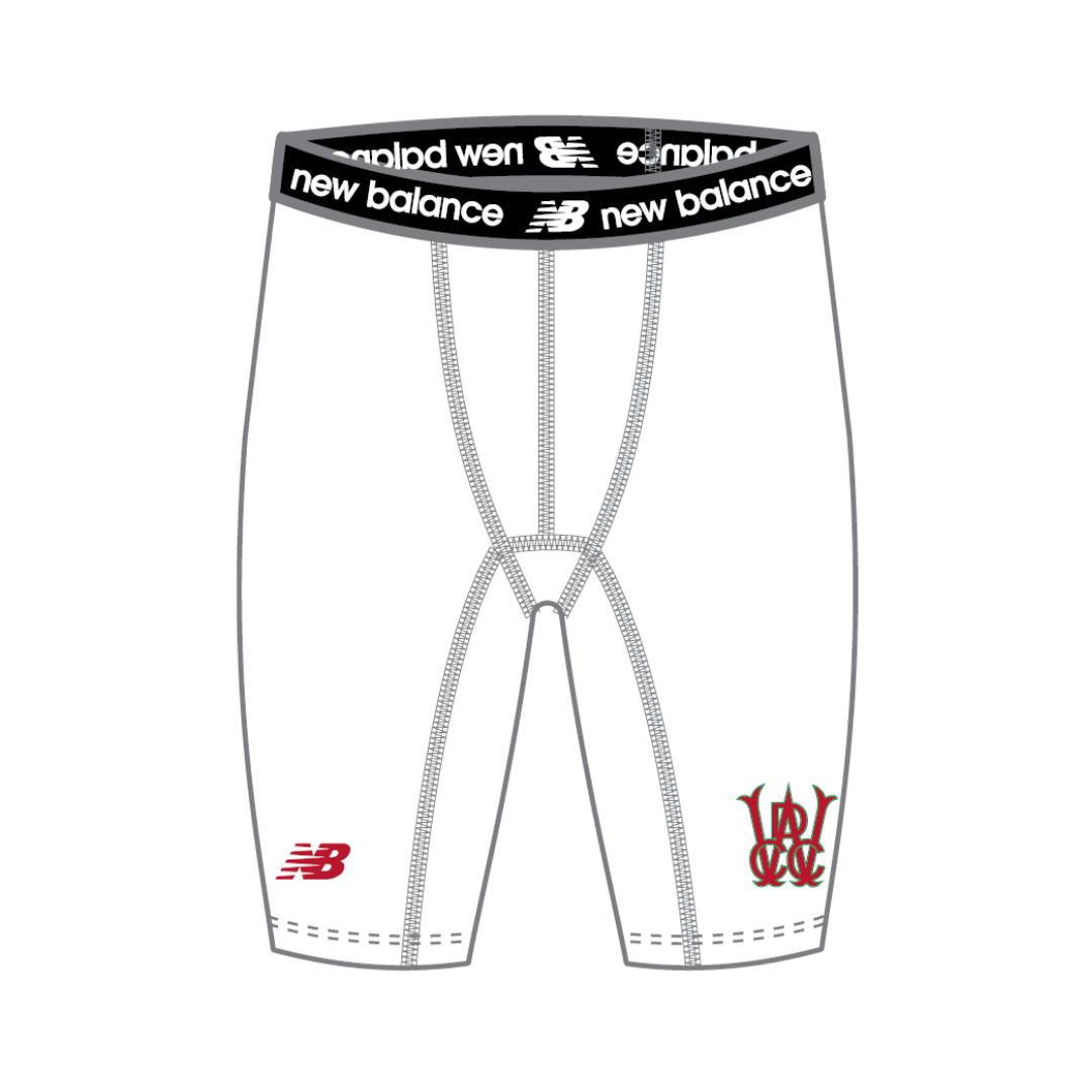Wanneroo Districts CC - Merchandise | PRE-ORDER | Compression Shorts - White