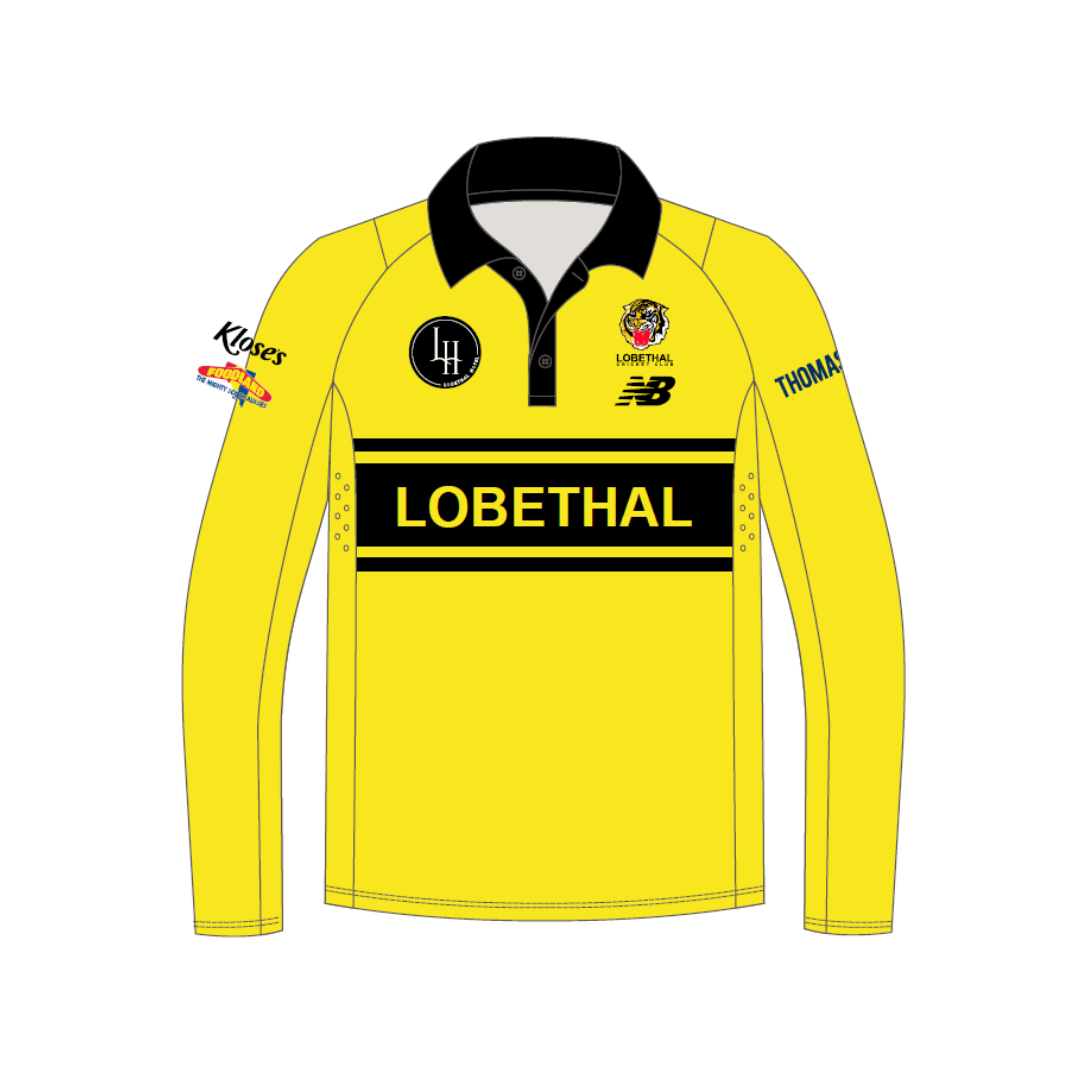 Lobethal CC | PRE-ORDER | Unisex Yellow Playing Polo Long Sleeve