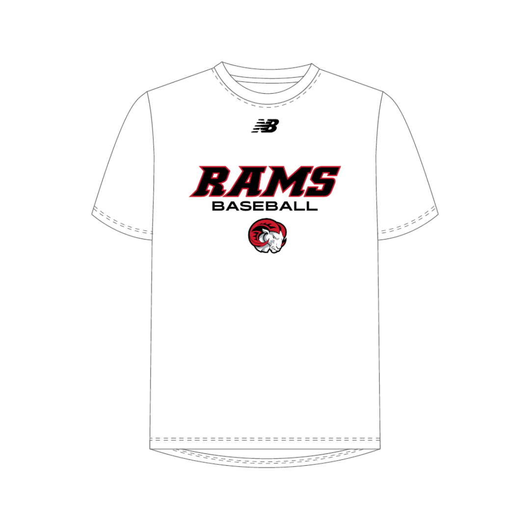 Rockingham Rams BC | PRE-ORDER | NB Lifestyle Tee - WHITE