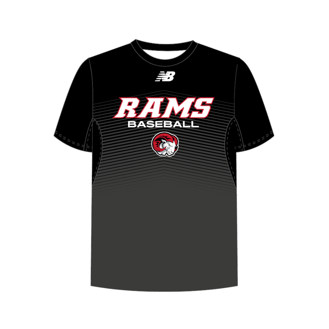 Rockingham Rams BC | PRE-ORDER | NB Womens Training Tee - BLACK