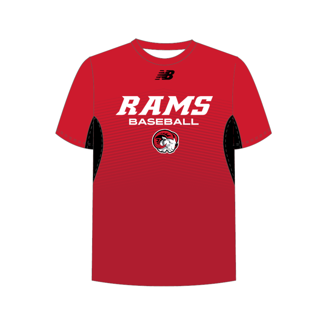 Rockingham Rams BC | PRE-ORDER | NB Womens Training Tee - RED