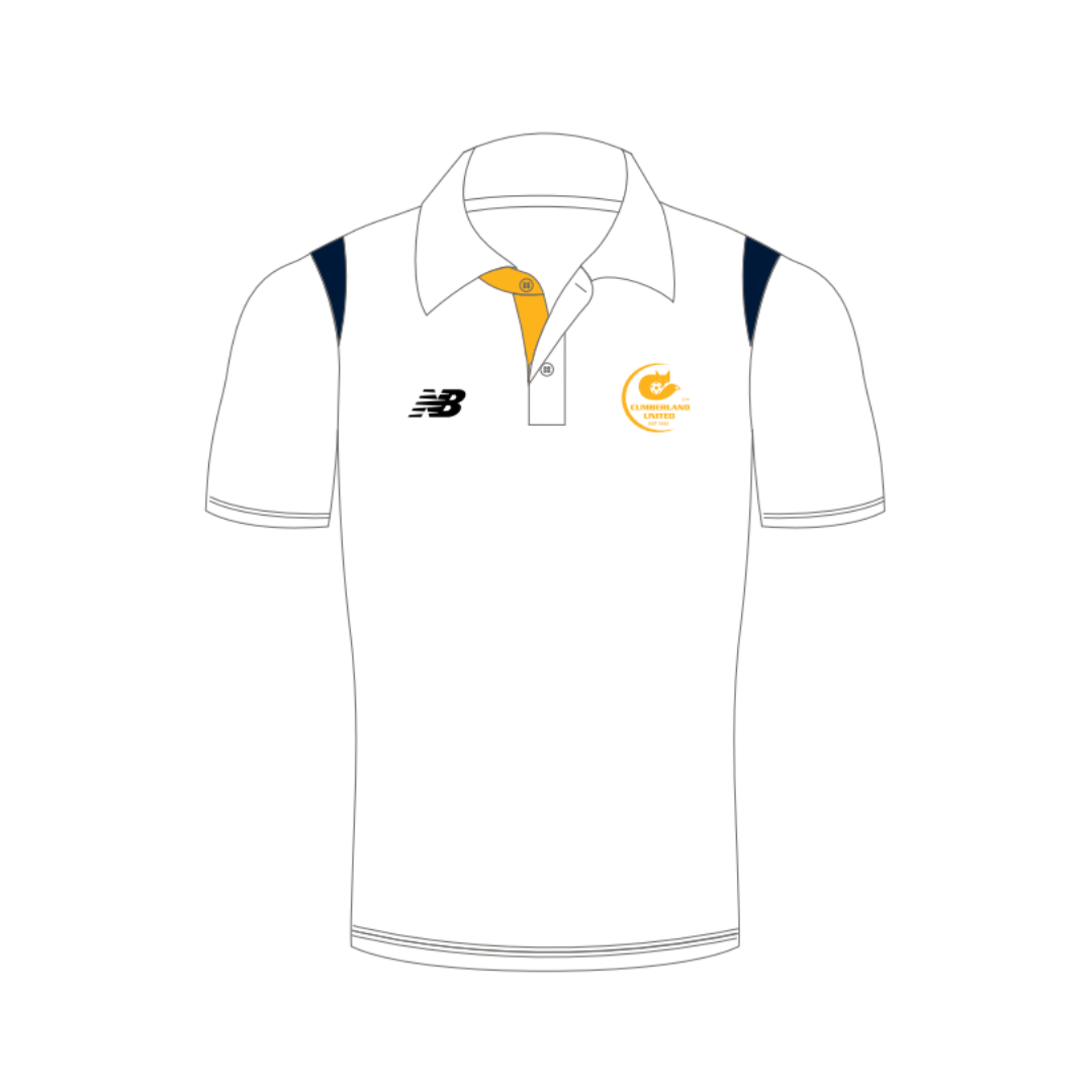 Cumberland United FC | PRE - ORDER | Polo - White