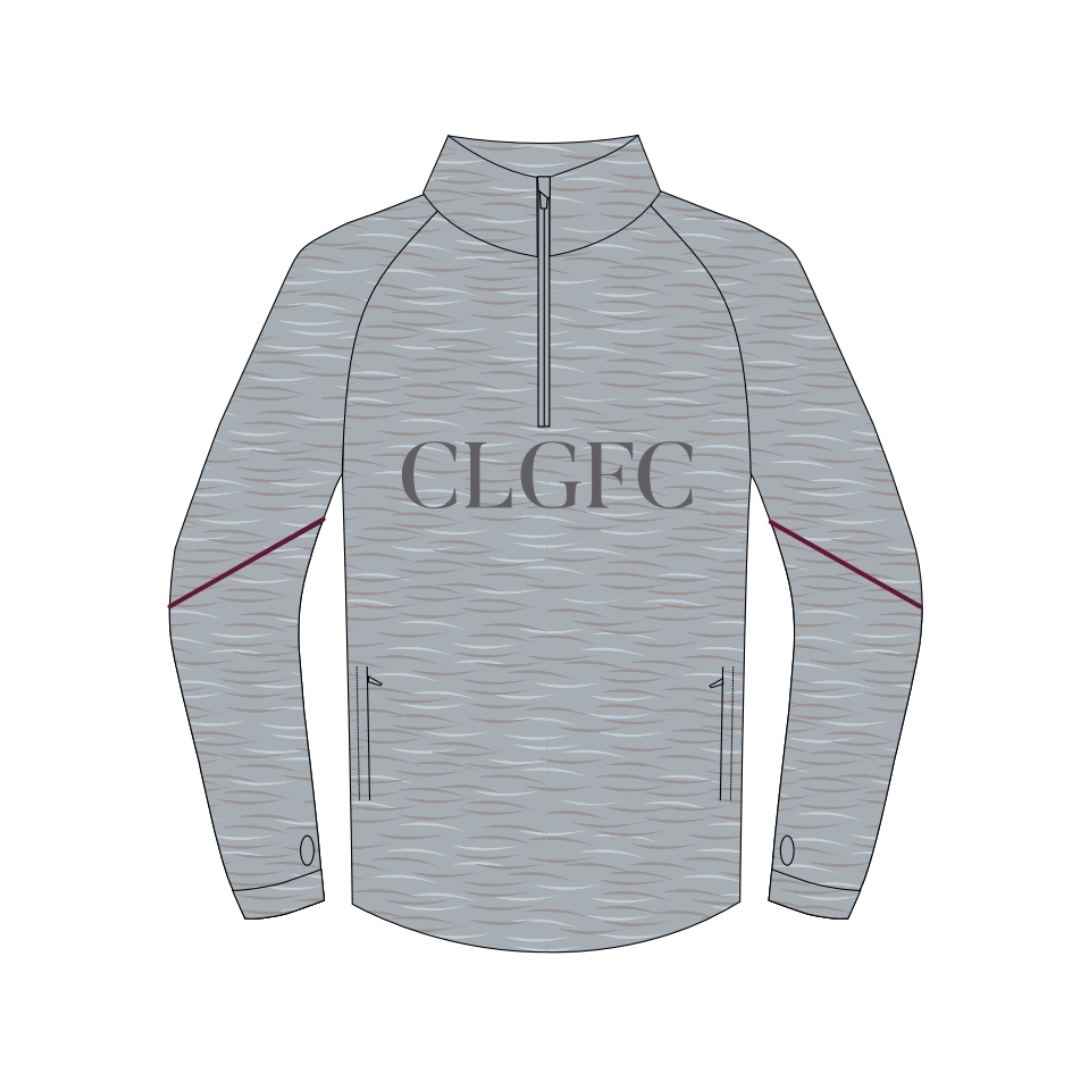 Colonel Light Gardens FC | PRE-ORDER | New Balance Quarter Zip Jumper - Grey Marle
