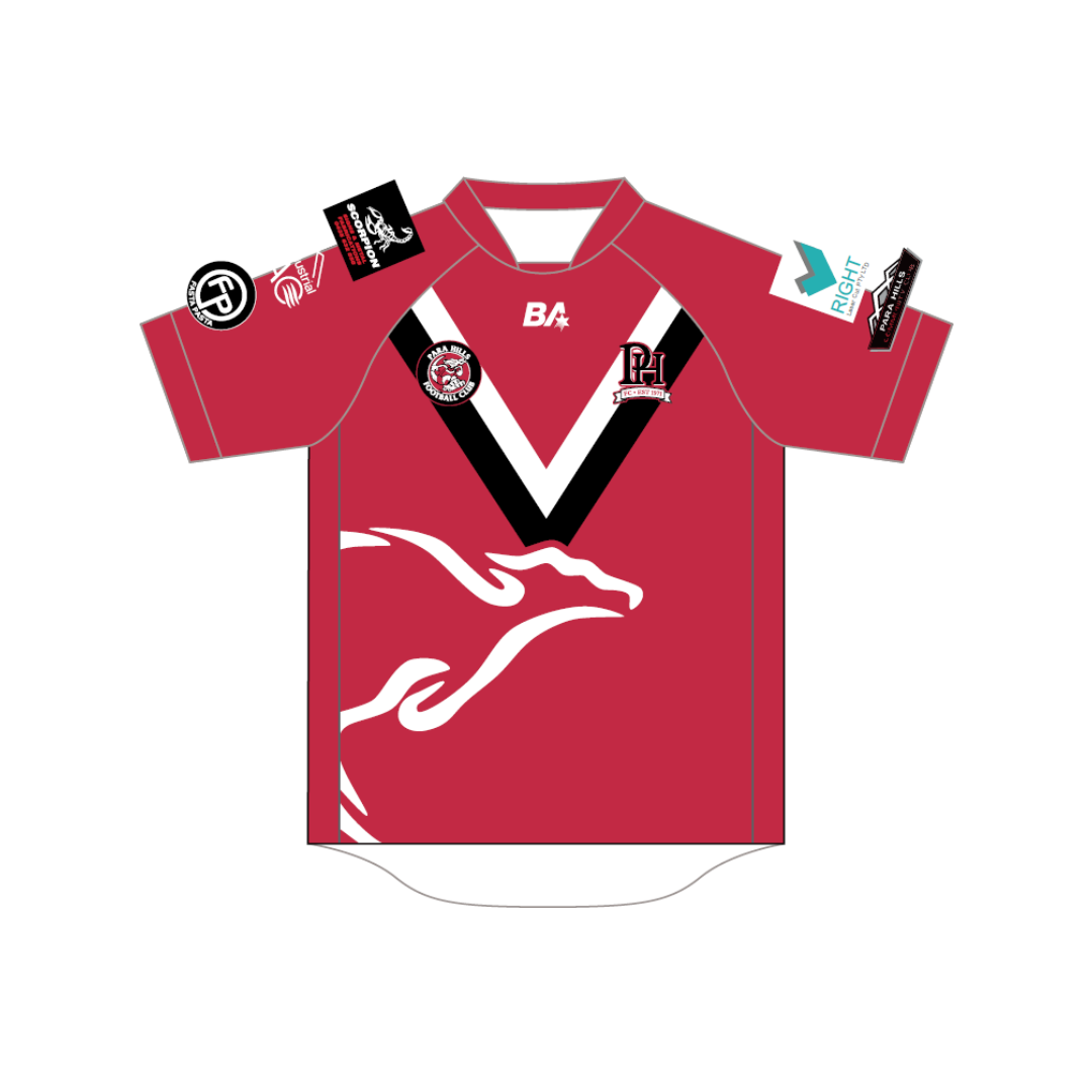 Para Hills FC | PRE-ORDER | Junior Training Tee (red)