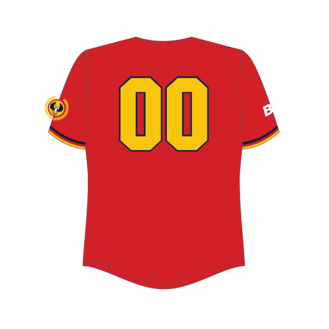 Baseball SA | PRE-ORDER | Playing Jersey Red
