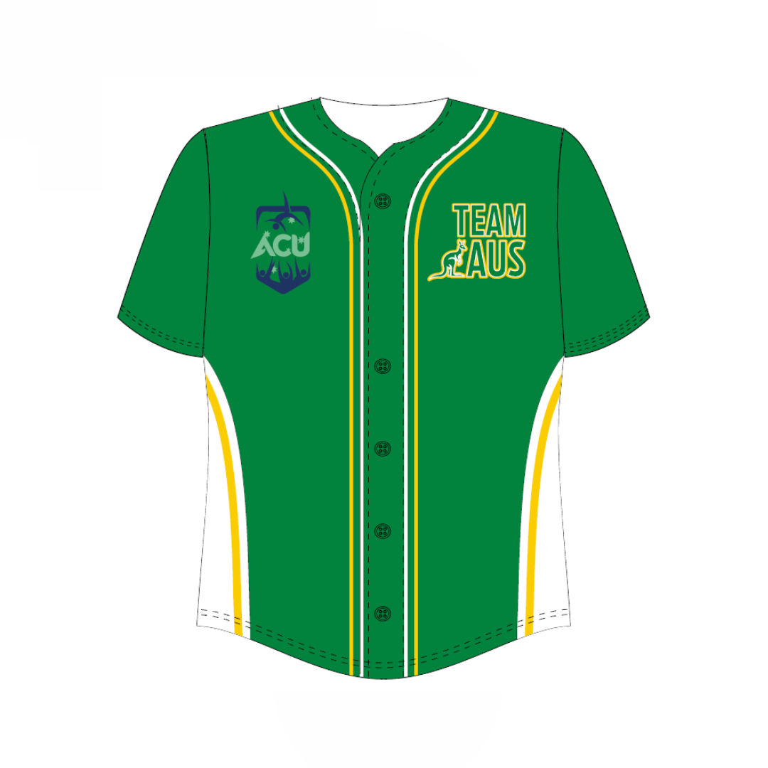 Australian Cheer Union - Merchandise | PRE-ORDER | Unisex Baseball Jersey