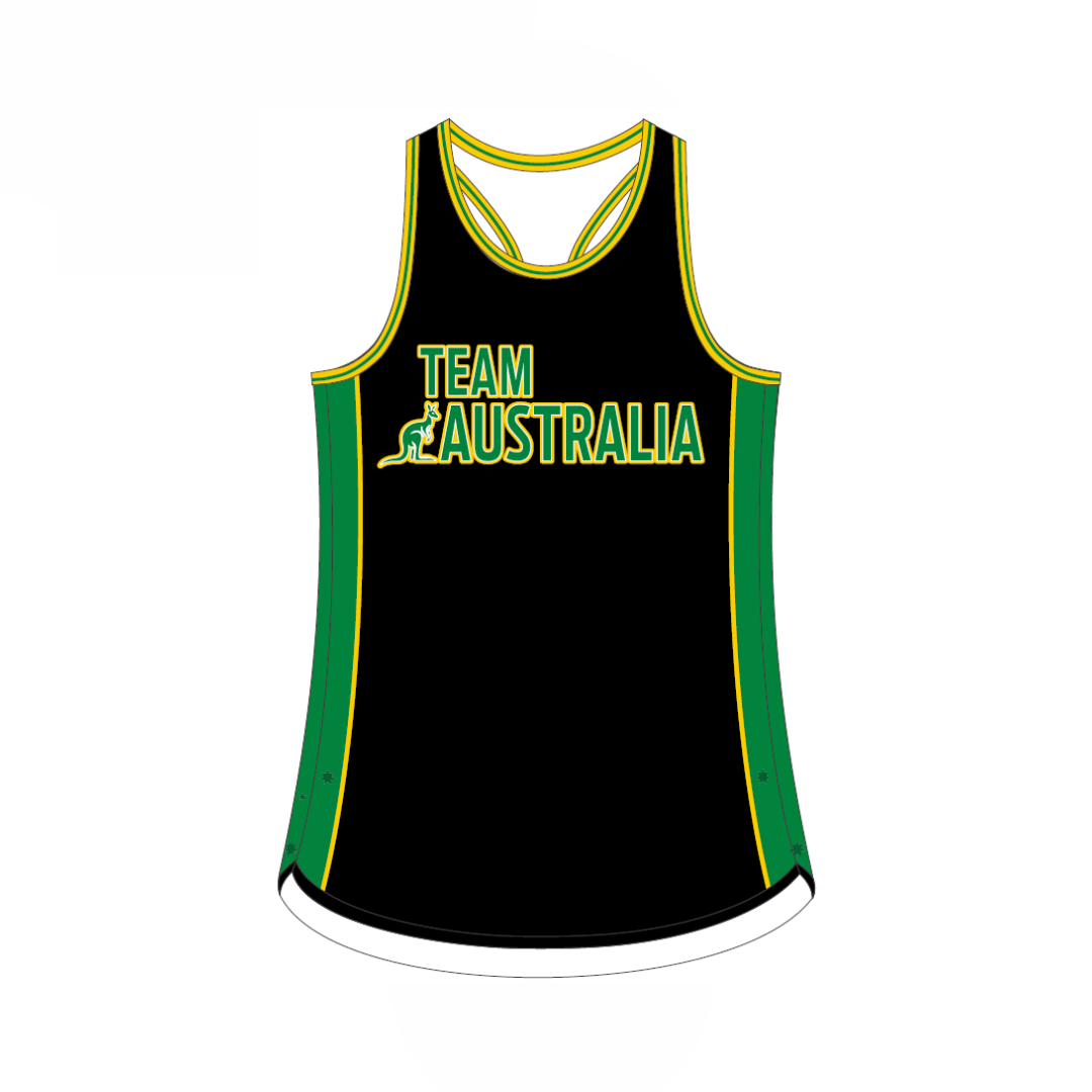 Australian Cheer Union - Merchandise | PRE-ORDER | Women's Training Singlet