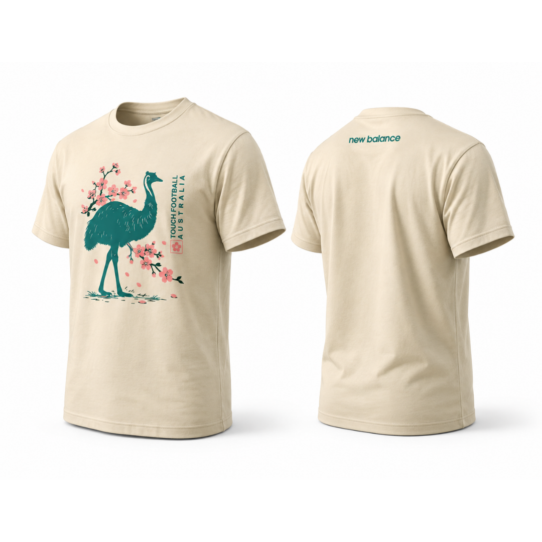 Touch Football Australia - Emus - Lifestyle | PRE-ORDER | Japan Tour Sakura Graphic Tee - Womens