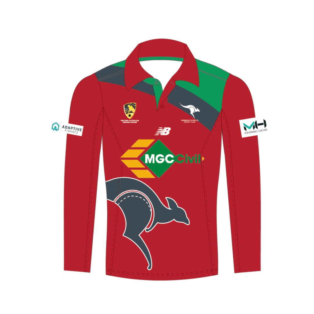Wanneroo Districts CC - On Field | PRE-ORDER | One Day Match Shirt LS - Women