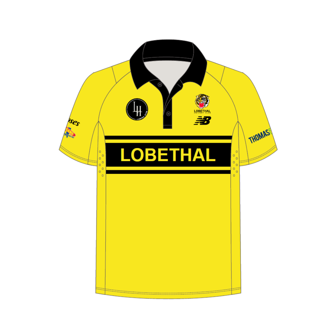 Lobethal CC | PRE-ORDER | Unisex Yellow Playing Polo Short Sleeve