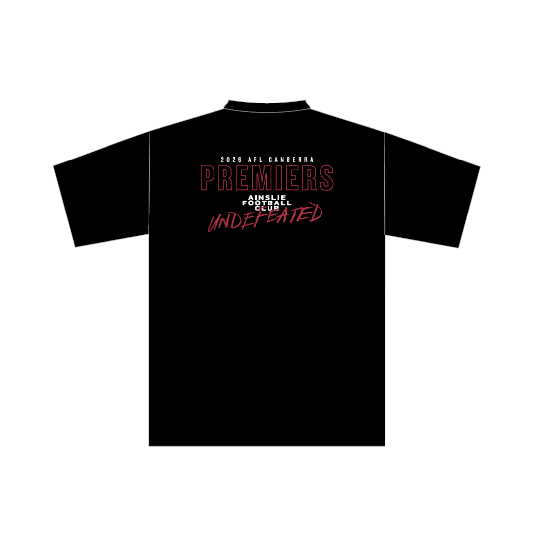 Ainslie FC | PRE-ORDER | Undefeated Premiership Tee 26