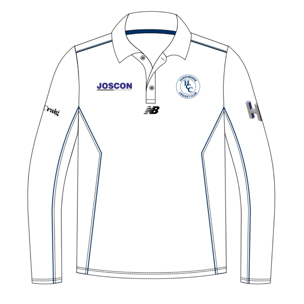 Hurstbridge Cricket Club | PRE-ORDER | NB Unisex Polo - Two Day - Long Sleeve