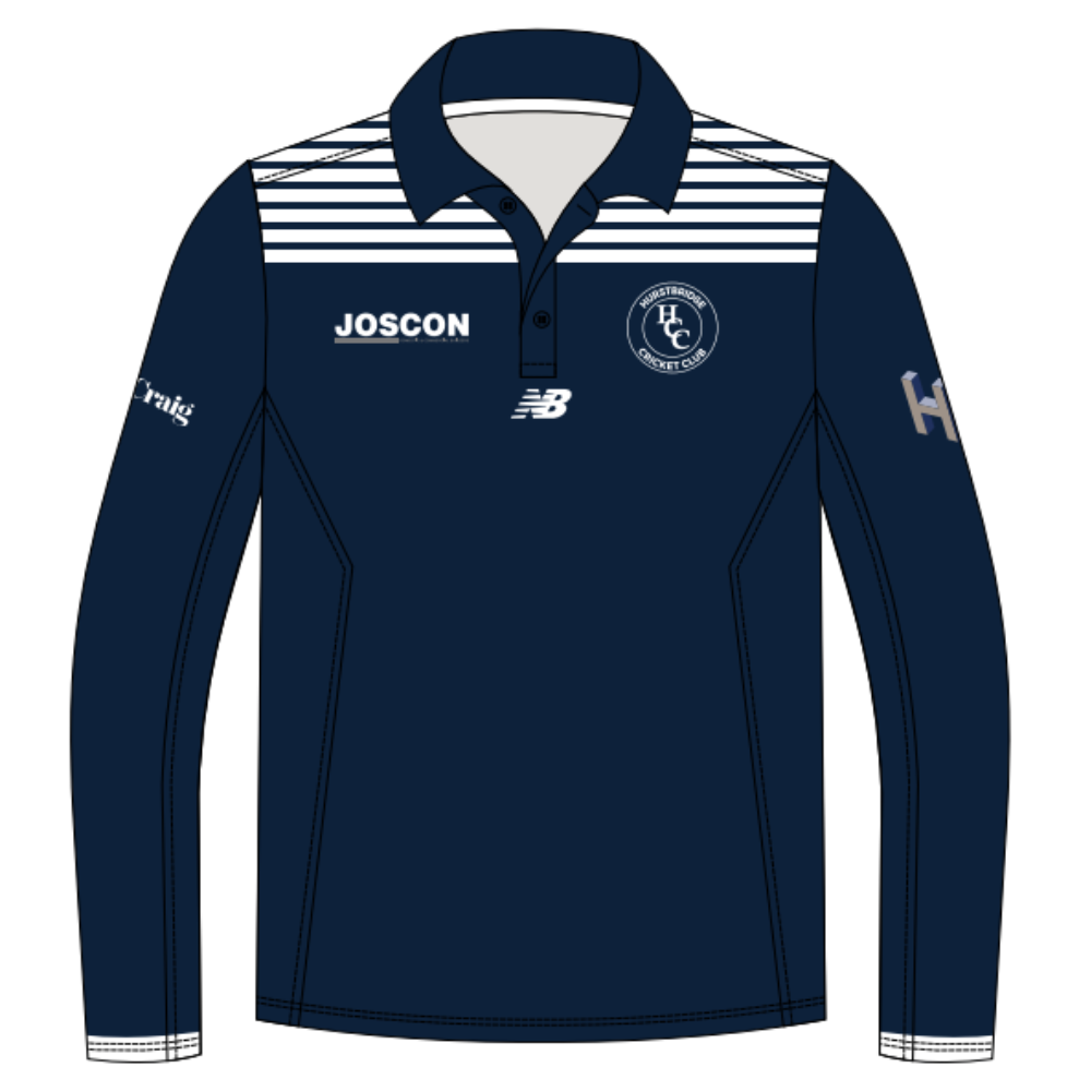 Hurstbridge Cricket Club | PRE-ORDER | NB Unisex Polo - One Day - Long Sleeve