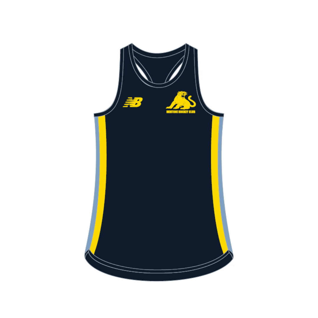 Mentone Hockey Club | PRE-ORDER | New Balance Racer Back Singlet - Home